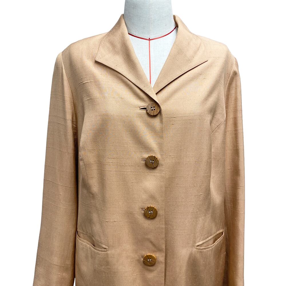 Vintage Basic Tailor Womens Button Front Blazer S… - image 4